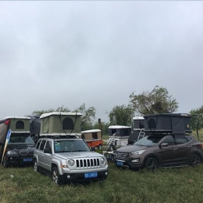 Tenda para veículo Diy 4 pessoas área de acampamento 2,4 metros quadrados