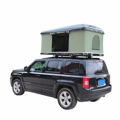 Tenda de quatro estações 2024 de segunda mão de telhado de carro Tendas de topo em FRP Shell Negro e tecido verde