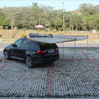 9 kg Peso Bruto Telhado lateral de carro com tenda de acampamento e chuveiro de tamanho dobrável 162X19X10cm